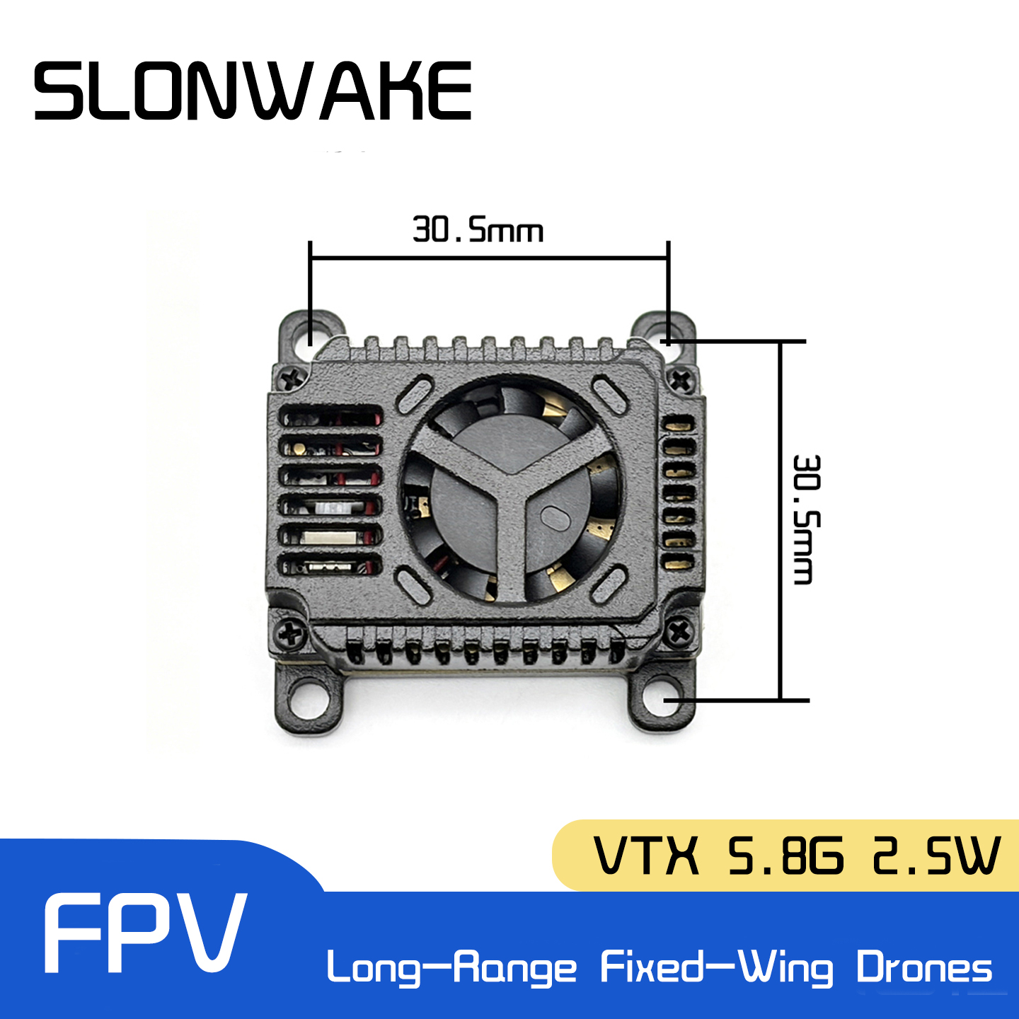 Drone Transmitter - SLONWAKE 5.8G 48CH FPV Transmitter PitMode