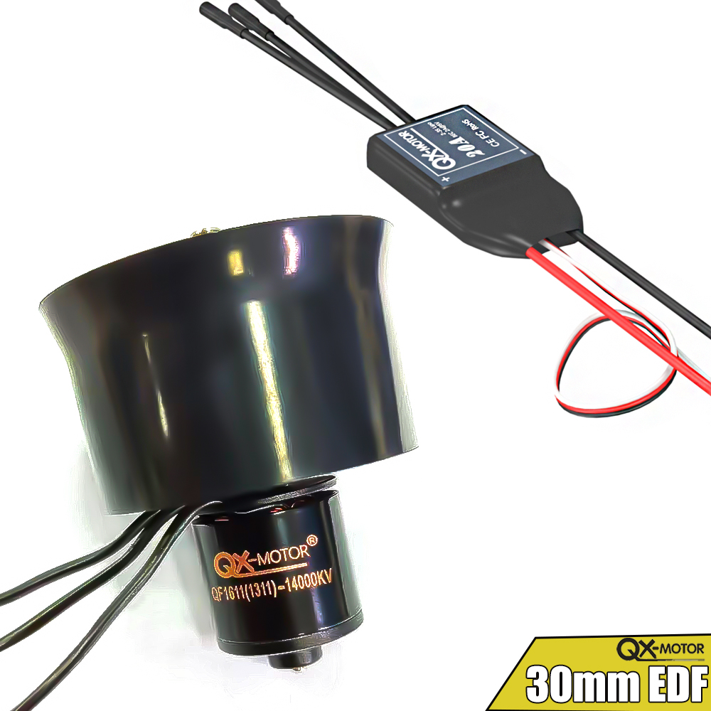 Drone Esc - QX-MOTOR 30mm EDF 6 Blades Duct