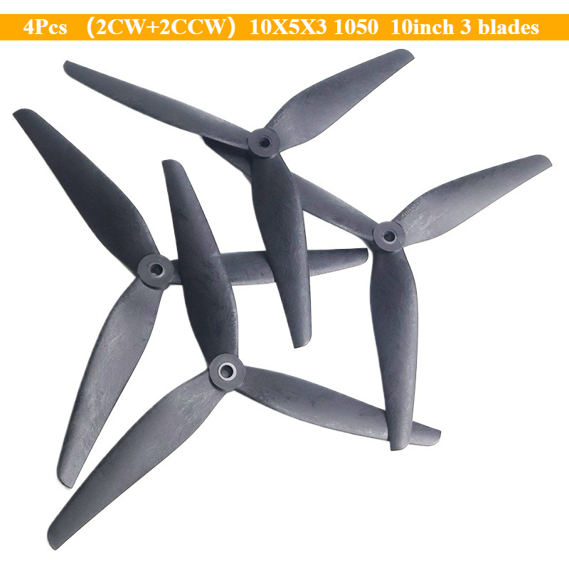 Drone Propeller - 4Pcs （2CW+2CCW）10X5X3 1050 10inch 3 Blades