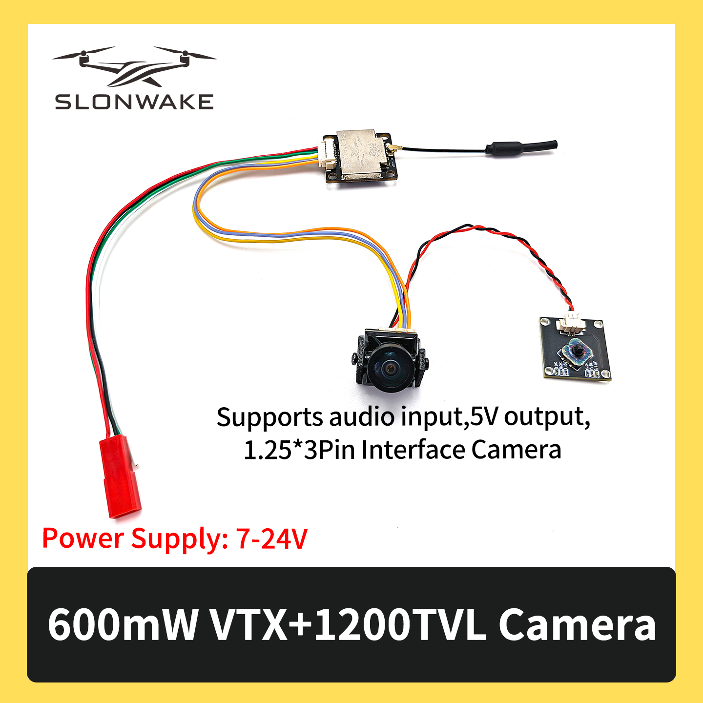 SLONWAKE 5.8G 600mW 7-24V FPV  - Drone Transmitter 리뷰 및 가격