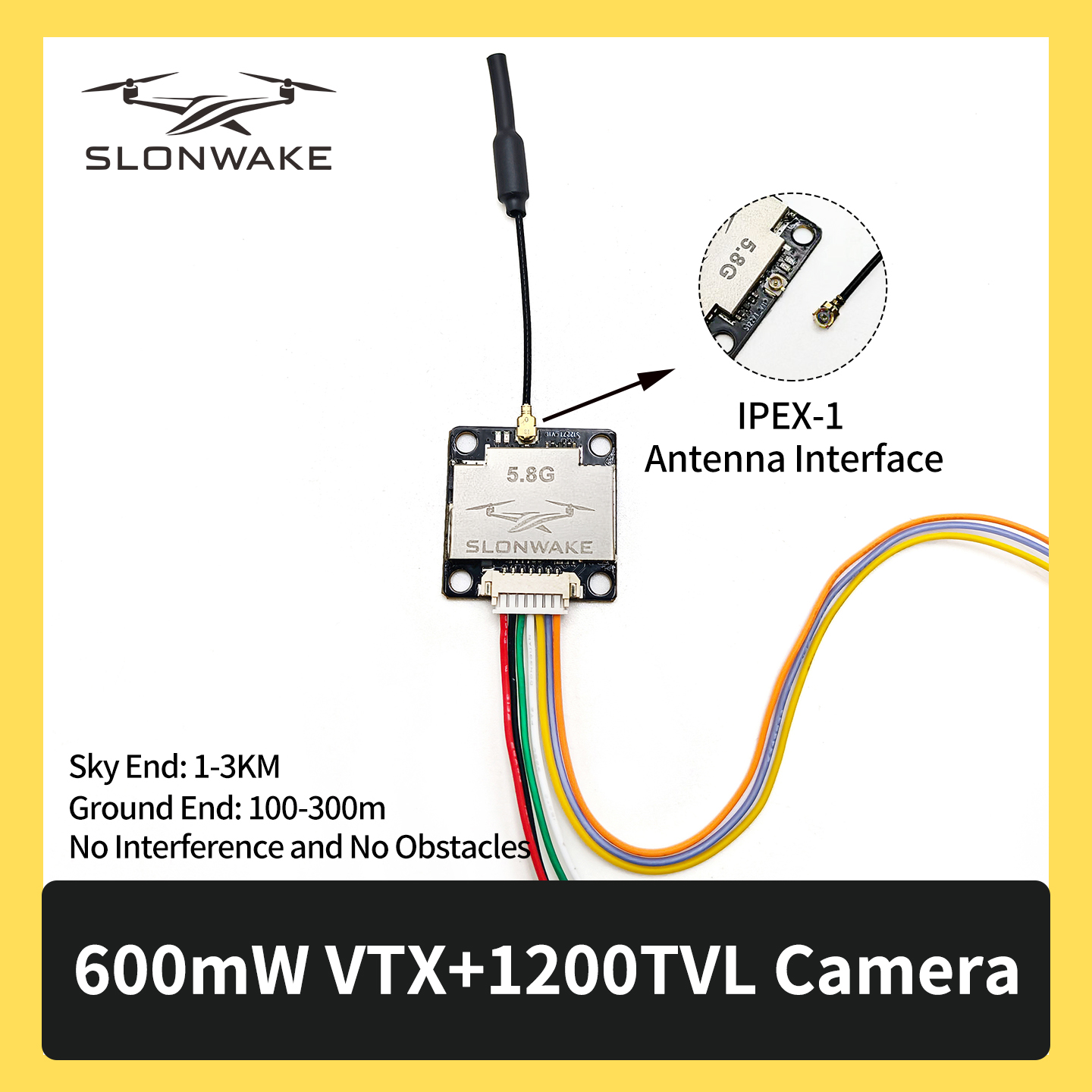 SLONWAKE 5.8G 600mW 7-24V FPV  - Drone Transmitter 리뷰 및 가격