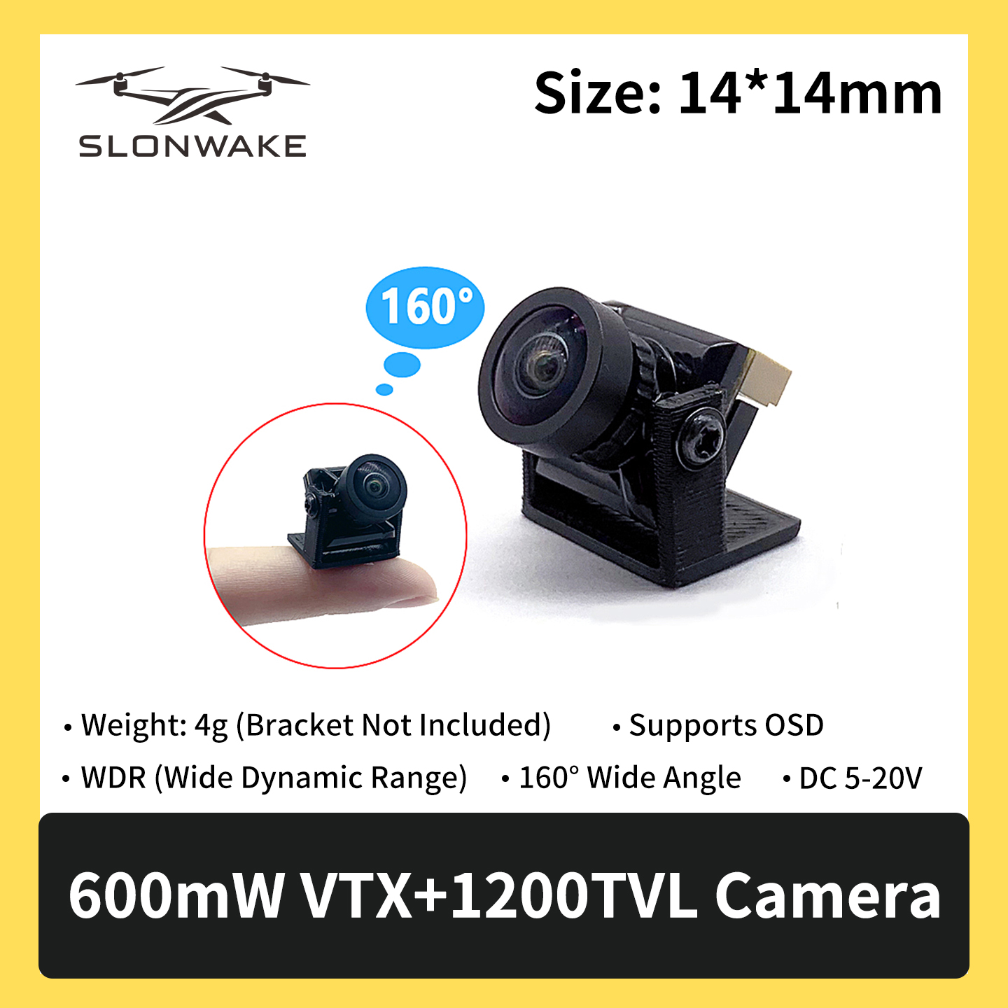 SLONWAKE 5.8G 600mW 7-24V FPV  - Drone Transmitter 리뷰 및 가격