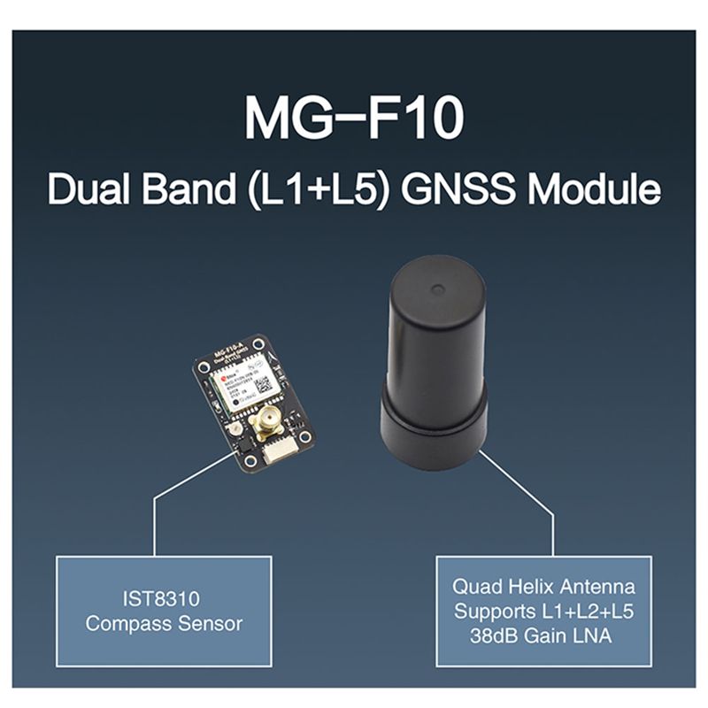 Smart-MG-F10 Dual Band (L1+L5) - Drone Compass 리뷰 및 가격