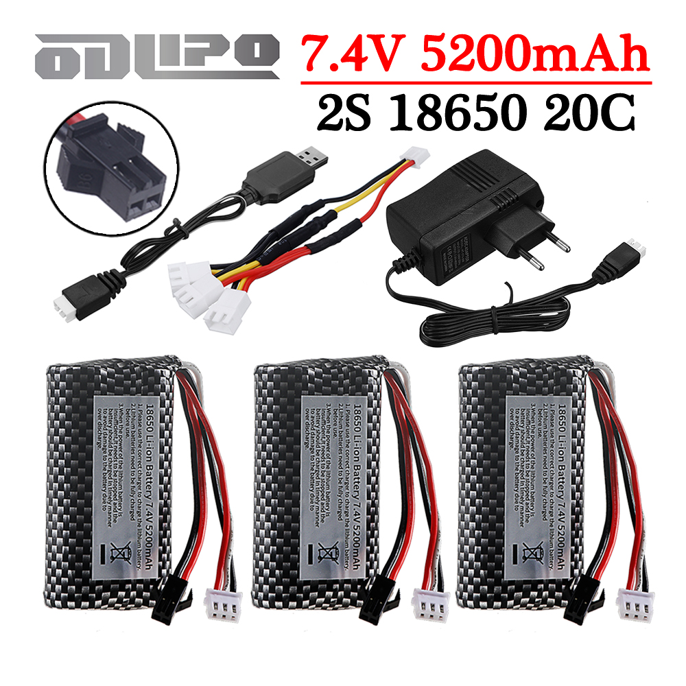 18650 7.4V 5200mAh Li-ion batt - Drone Charger 리뷰 및 가격