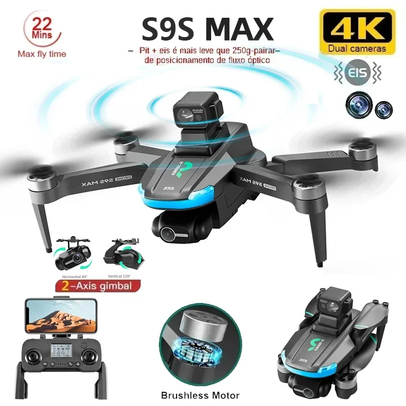 NEW S9S MAX MINI Drone 4K 2-Ax - Drone Gps Mount 리뷰 및 가격