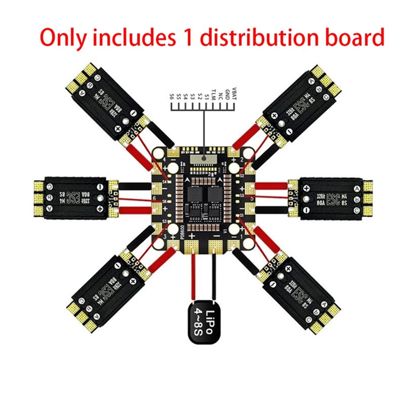 【CYBER MONDAY】1 Pc PDB600A 8S  - Drone Power Distribution Board 리뷰 및 가격