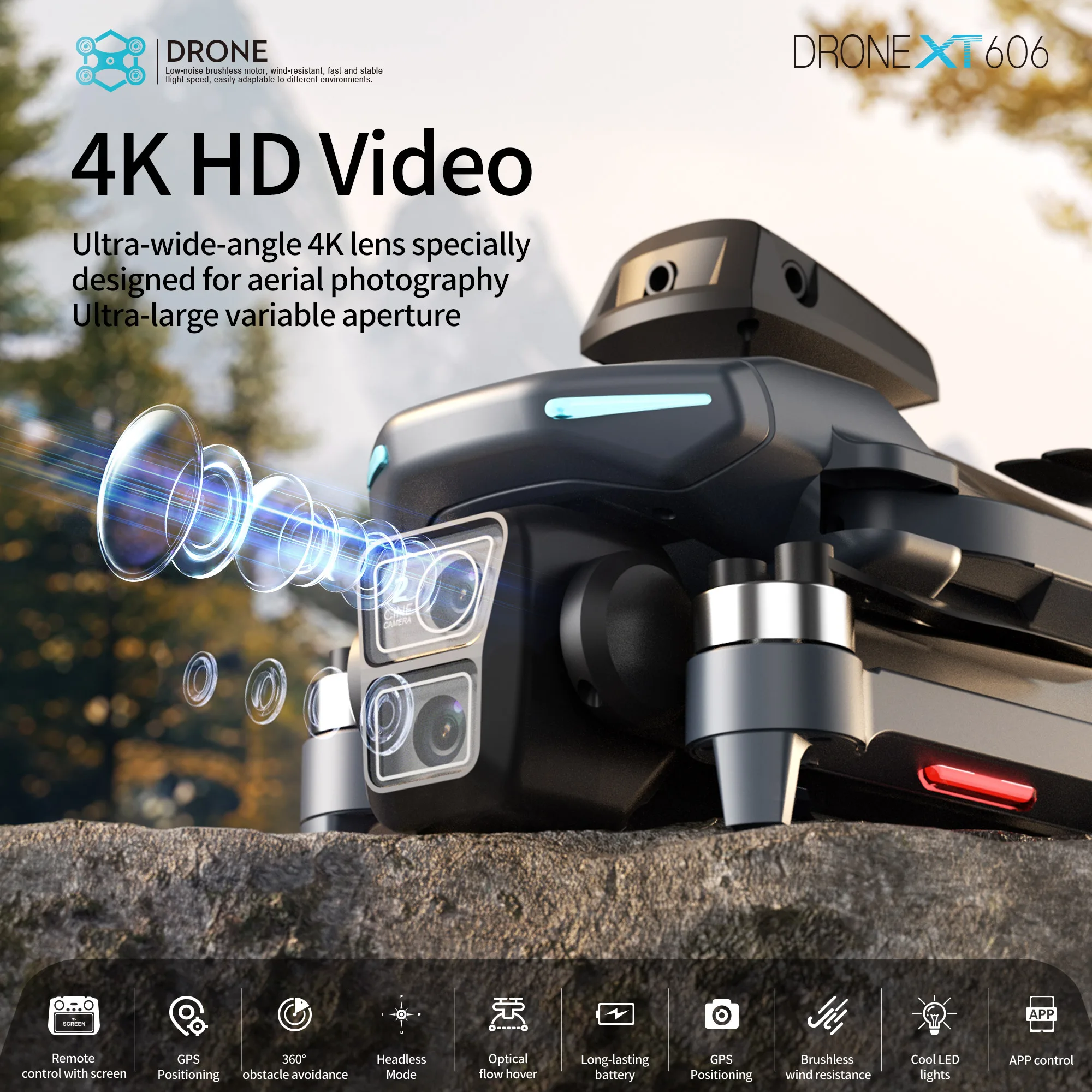 Lenovo XT606 MAX GPS Drone 4k  - Drone Gps Mount 리뷰 및 가격
