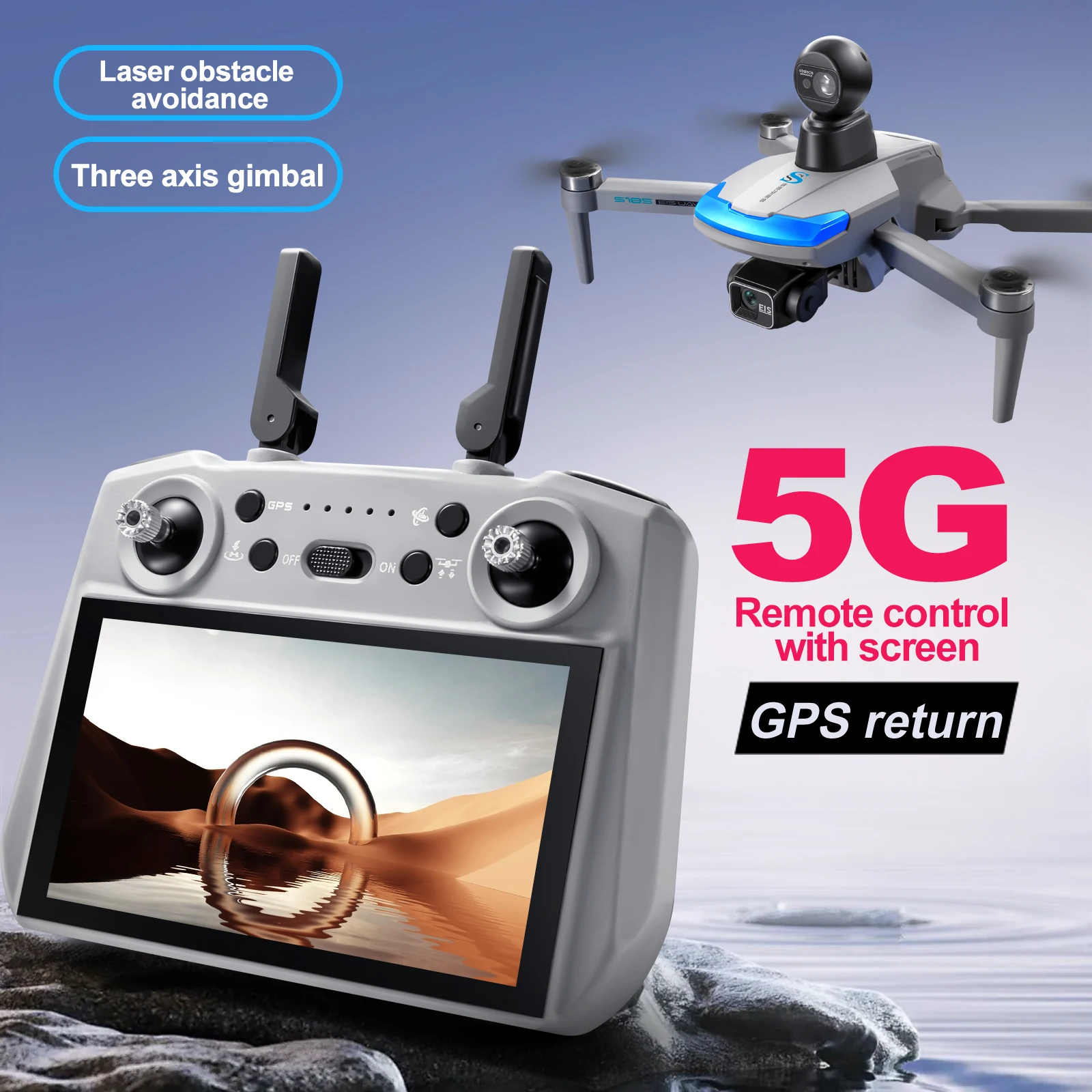 S185 Professional Drone 2.7K H - Drone Gps Mount 리뷰 및 가격