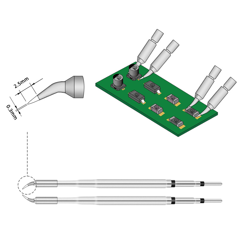Sequre 1 Pair Tweezer Tip For  - Drone Power Distribution Board 리뷰 및 가격