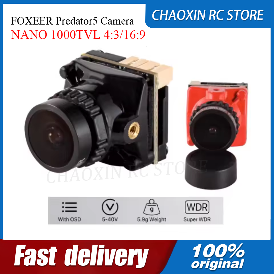 FOXEER Predator5 Camera NANO 1 - Drone Battery 리뷰 및 가격