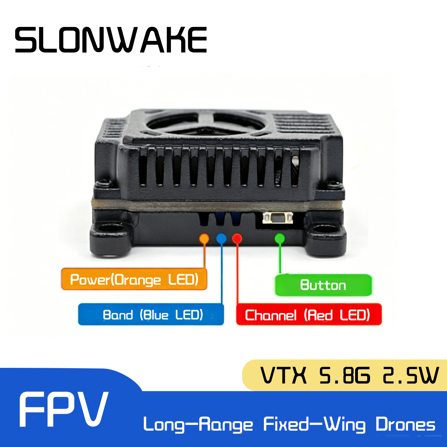 SLONWAKE 5.8G 48CH FPV Transmi - Drone Transmitter 리뷰 및 가격