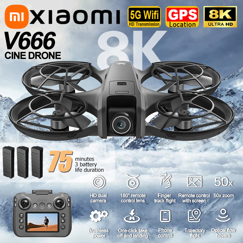 Xiaomi V666 Drone 8K Aerial HD - Drone Gps Mount 리뷰 및 가격